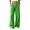 Green #264, variant on Women's Wide Leg Pants High Waisted Drawstring Elastic Waist Solid Color Loose Palazzo Lounge Pants with Pockets