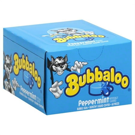 Cadbury Bubbaloo Bubble Gum, 60 ea
