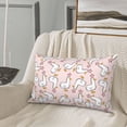 thumbnail image 4 of Plush Throw Pillow Covers, Goose Queen Pillow Cases with Invisible Zipper, Breathable Microfiber Pillow Cases Standard Size for Sleeping Bedroom Sofa Living Room 14x20, 4 of 5