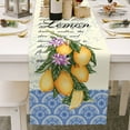 thumbnail image 2 of asddcavvf Petit Drapeau de Table Frais Printemps et Été Nappe en Lin Imprimé Fleur 5 pour Table à Manger, 2 of 6