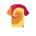 thumbnail image 5 of Port & Company PC147Y Youth Essential Tie-Dye Tee, Blaze Rainbow, S, 5 of 5