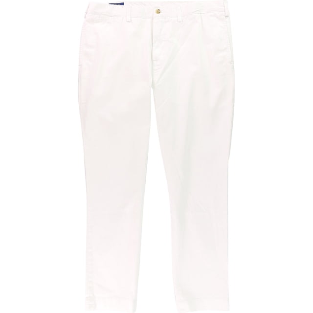 Pantalones chinos casuales Ralph Lauren de algodón para hombre color blanco 38 W x 30 L