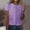 Purple#1, variant on ShiShine 3/4 Sleeve Sequin Tops for Women Shimmer Embellished Sparkle Glitter Dressy Casual Blouses Trendy Tunic Tshirts