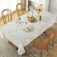 thumbnail image 5 of High Quality Washable Cotton Wrinkle Free Tablecloth with Tassel, 5 of 5
