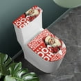 thumbnail image 2 of ZIATUBLE Christmas Santa Claus Toilet Lid Cover Elongated Toilet Seat and Tank Lid Cover Set of 2 Toilet Tank Lid Covers Stylish Toilet Lid Cover Set Indoor Xmas Decor, 2 of 7