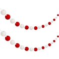 thumbnail image 1 of Wool Felt Ball Garland Colourful Felt Ball Pom Pom Garlands 9.84 Feet Long 70 Balls Felt Ball Garlands Hanging Garland Banner for Wall Party Home Deco, 1 of 4