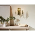 thumbnail image 3 of 52473NI Kichler Lighting Karthe - 3 Light Wall Sconce In Homestead Style-14.5 Inches Tall and 9.5 Inches Wide-Brushed Nickel Finish, 3 of 5
