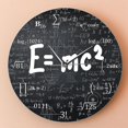 thumbnail image 4 of De la relatividad, fórmula matemática, reloj de pared, científico, profesor de física, regalo, decoración del aula escolar, 4 of 5
