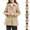 01_Khaki, variant on Girls Jacket Timeless British Style Coat for Older Kids Classic Outerwear for Playful Everyday Adventures