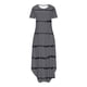 thumbnail image 4 of Vestidos de Verano de Mujer Casual Cuello Redondo Bolsillos de Manga Corta Impresión Vestido Largo, Vestido Ligero de Poliéster para Diario, Fiesta Y Primavera, 4 of 6