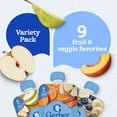 thumbnail image 5 of Gerber Fruit & Veggie Favorites, Toddler Food Variety Pack, 3.5 oz Pouches (9 Pack), 5 of 16
