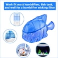 thumbnail image 2 of FOAUUH Humidifier Tank Cleaner, Raipoment Demineralization Cleaning Ball, Compatible with Mist Humidifiers, Fish Tank, Purifies Water, Prevents Hard Water Build-Up (Fish-blue), 2 of 6