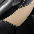thumbnail image 5 of Leather Car Steering Wheel Cover, Non-Slip Car Wheel Cover Protector Breathable Microfiber Leather Universal Fit for Most Cars(Grey), 5 of 9