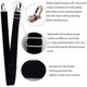 thumbnail image 4 of Long Bed Sheet Clips,Adjustable Bed Fitted Sheets Mattress Holder Straps Suspender Fastener,4 Pieces (Black), 4 of 5