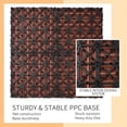 thumbnail image 7 of Wood Plastic Composite Deck Tiles Set of 20, Sustainable Composite Decking Resist Rust, Water, Weather, Easy to DIY & Maintain, Ideal for Patios, Balconies, Rooftops, Mahogany Colour, 7 of 7