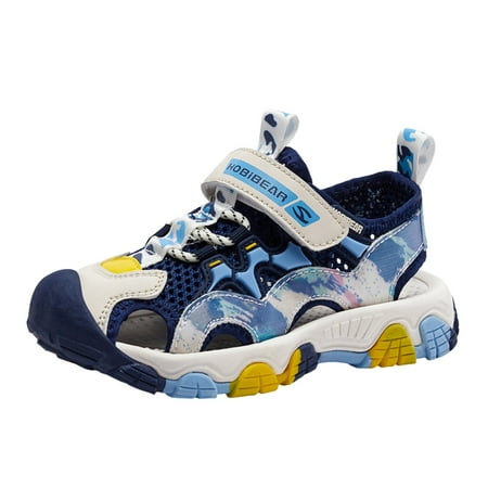 

ZRBYWB Boys Girls Sandals Cartoon Sandals Summer Soft Sole Casual Shoes Sports Beach Shoes Middle Big Children Summer Shoes