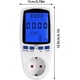 thumbnail image 2 of Zócalo del medidor de consumo de energía: amperímetro de voltaje de vatios de potencia de control de uso de electricidad, medidor de amperios de voltaje de vatios de potencia para control Shisiq,, kaili Sencillez, 2 of 5