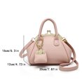thumbnail image 2 of Bolso Cuero para Elegante Cuerpo Cruzado Mujeres () Rosa, 2 of 3