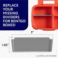 thumbnail image 2 of IMPRESA Pack of 3 Lunch Box Divider Inserts Compatible with Bentgo Fresh & Pop Models Tray Dividers - Meal Prep Organizers & Portion Control - Food Grade Plastic, Microwave Oven & Dishwasher Safe, 2 of 6