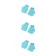 thumbnail image 1 of Sonducket 1 par de guantes de punto con medio dedo, mitones elásticos sin dedos, portátiles, para ciclismo de carretera, cálidos, para mujeres Type1 NO1, 1 of 6
