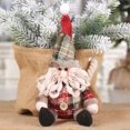 thumbnail image 4 of Muñeco de nieve de Navidad para decoración del hogar, muñeco de alce, adornos navideños, Papá Noel, Feliz Año Nuevo, 2023, 2024, 4 of 4