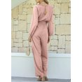 thumbnail image 2 of Mono holgado Happy Sailed de manga larga para mujer, talla M, color rosa, 2 of 7