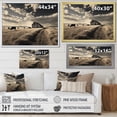 thumbnail image 4 of Designart "Silent Horizon with Cattle III" Animals Wall Art Living Room, 4 of 5