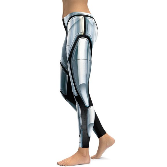 3D Iron Metal Armor Leggings Size: XS for Women | FIERCEPULSE