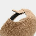 thumbnail image 3 of Visland Unisex Baseball Hat Adjustable Thicken Curved Brim Artificial Lamb Wool Windproof Sun Protection Cap for Daily Wear, 3 of 6