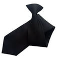 thumbnail image 4 of Fashion Neckties For Business Male Solid Color Necktie Lazy Person Clip Closure Neckwear For Wedding Suit, 4 of 8
