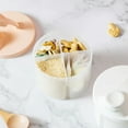thumbnail image 5 of PEACNNG baby going out with milk powder portable box large-capacity food supplement storage box rotary four-compartment milk powder box, 5 of 5