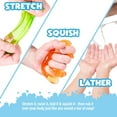 thumbnail image 4 of Tub Works Super Goo Bath Slime Kids Soap Bath Toy, 6 Pack, Stretchy, Squishy Slime Soap for Bathtub, 4 of 8
