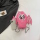 thumbnail image 3 of Mochila Halloween Btafrte 5033 Rosa PU Bolso Hombro Con Cadena Con Dibujos Animados, 3 of 9