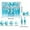 Blue, variant on KOYPTL 40Pcs Christmas Ball Ornaments Set for Tree,Shatterproof Clear Glittering Hanging Bulbs Pendants for Christmas Tree Porch Lawn Yard Holiday Decorations for Xmas Birthday Home Party Supplies