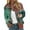 n-Dark Green, variant on Light Weight Jacket Womens Loose Floral Print Windbreaker Long Sleeve Zipper Casual Bomber Fall Jacket