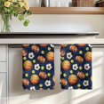 thumbnail image 7 of Brown Basketball Football Kitchen Towels Set of 3, Ball Watercolor Navy Blue Absorbent Dish Towels for Kitchen, Microfiber Hand Towel, Quick Drying Tea Towel for Cleaning Decorative Dishcloths, 7 of 7