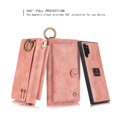 thumbnail image 3 of Samsung Galaxy Note 10 Plus Wallet Detachable Case, Dteck Zipper Purse Phone Case Multi-functional Folio Flip Leather Removable Magnetic Back Cover For Samsung Galaxy Note10+, Pink, 3 of 10