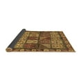 thumbnail image 2 of Ahgly Company Indoor Square Abstract Brown Modern Area Rugs, 6' Square, 2 of 4