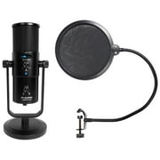 M-Audio UBER MIC Recording Podcasting Gaming Streaming USB Microphone+Pop Filter