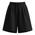 thumbnail image 5 of Aimik Plus Size Shorts for Women Solid Cotton Linen Loose Fit Casual Short Pants Summer Lightweight Comfortable Bottoms, 5 of 6