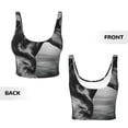 thumbnail image 5 of Lsque Running Horse Printed Women'S Sports Bra, Compression, Moisture Wicking, High-Impact Sports Bra For Women,Supportive sports bra-, 5 of 9