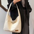 thumbnail image 5 of MDUKONU Women Corduroy Tote Bag, Large Shoulder Bags Casual Handbags Big Capacity Shopping Work Bag, 5 of 6