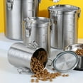 thumbnail image 5 of 1000ml Stainless Steel Tanks Sealed Kitchen Food Storage Container, 5 of 10