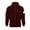 Red, variant on LUOGENLI Hoodies for Men Men's Zip up Hoodie Casual Loose Fit Pullover Sweatshirt for Fall Winter Comfortable Streetwear Outerwear with Hood Men Hoodies Zip up Brown Khaki Size S