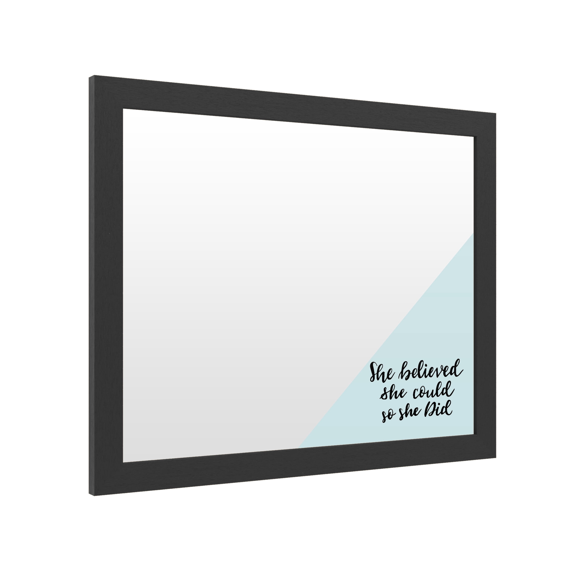 Trademark Fine Art 'She Believed She Could Blue' Markerboard by ABC