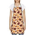 thumbnail image 2 of Xecao Thanksgiving Turkey and Pumpkin Print Funny BBQ Chef Aprons for Men Women,Adjustable Kitchen Cooking Aprons with Pocket Waterproof Oil Proof No Pilling Fading, 2 of 7