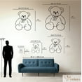 thumbnail image 3 of Violaura Teddy Bear Metal Wall Art - Easy to Install Hanging Perfect for Home, Living Room Decor (12.0" x 9.6"), 3 of 8