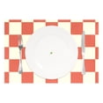 thumbnail image 2 of Ryvnso Placemats Set of 4 Checkered Grid-t6 Dining Mats Heat-Resistant Non-Slip Washable Table Mat, 2 of 8