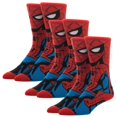 thumbnail image 1 of Calcetines de Algodón VentDepot SockSpiderman01 3Pares 6.5-10.5US Tubo Medio Algodón, 1 of 1