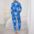 thumbnail image 5 of Disketp Pajamas Set Long Sleeve Sleepwear Womens Button Down Nightwear Pj Sets-Ornamental Turtles, 5 of 9
